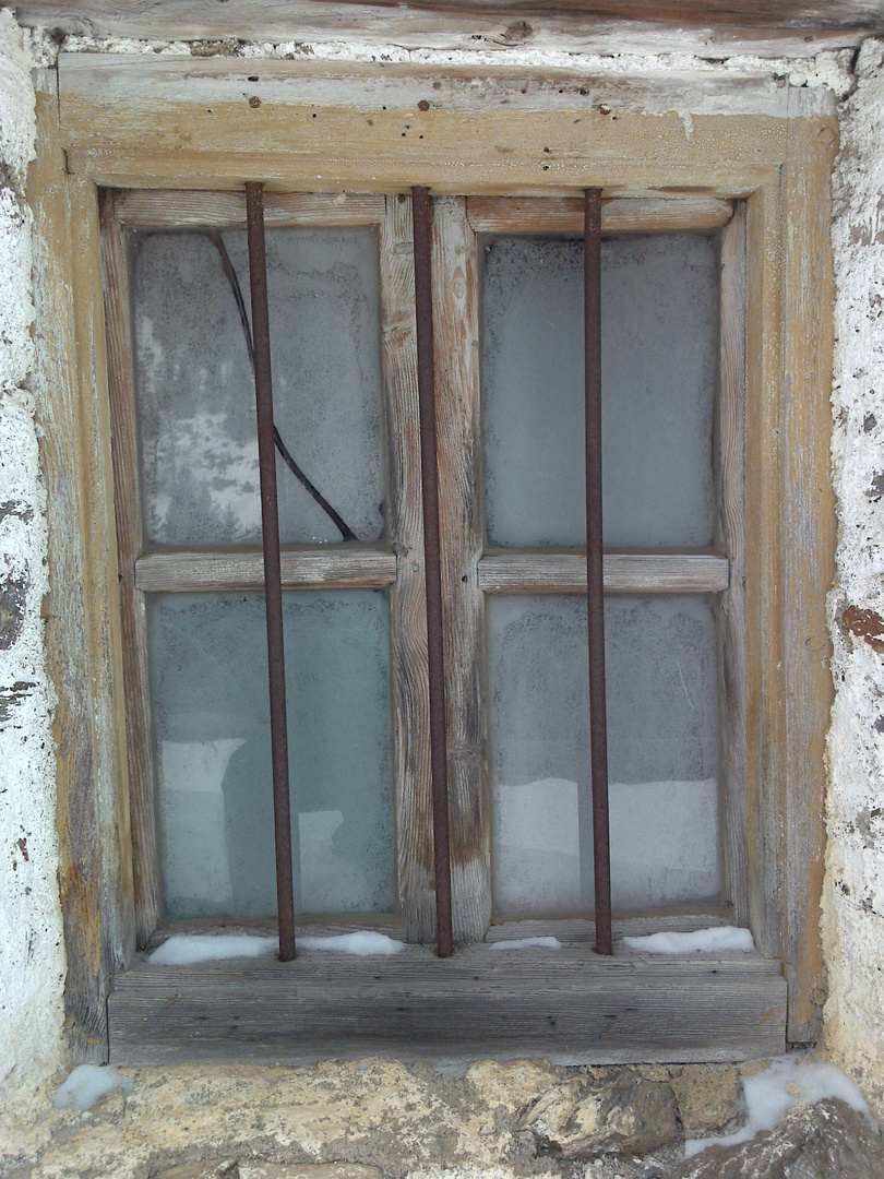 Fenster - Almhütte
