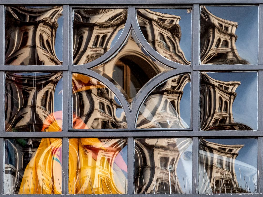 Fenster am Heidelberger Bismarkplatz