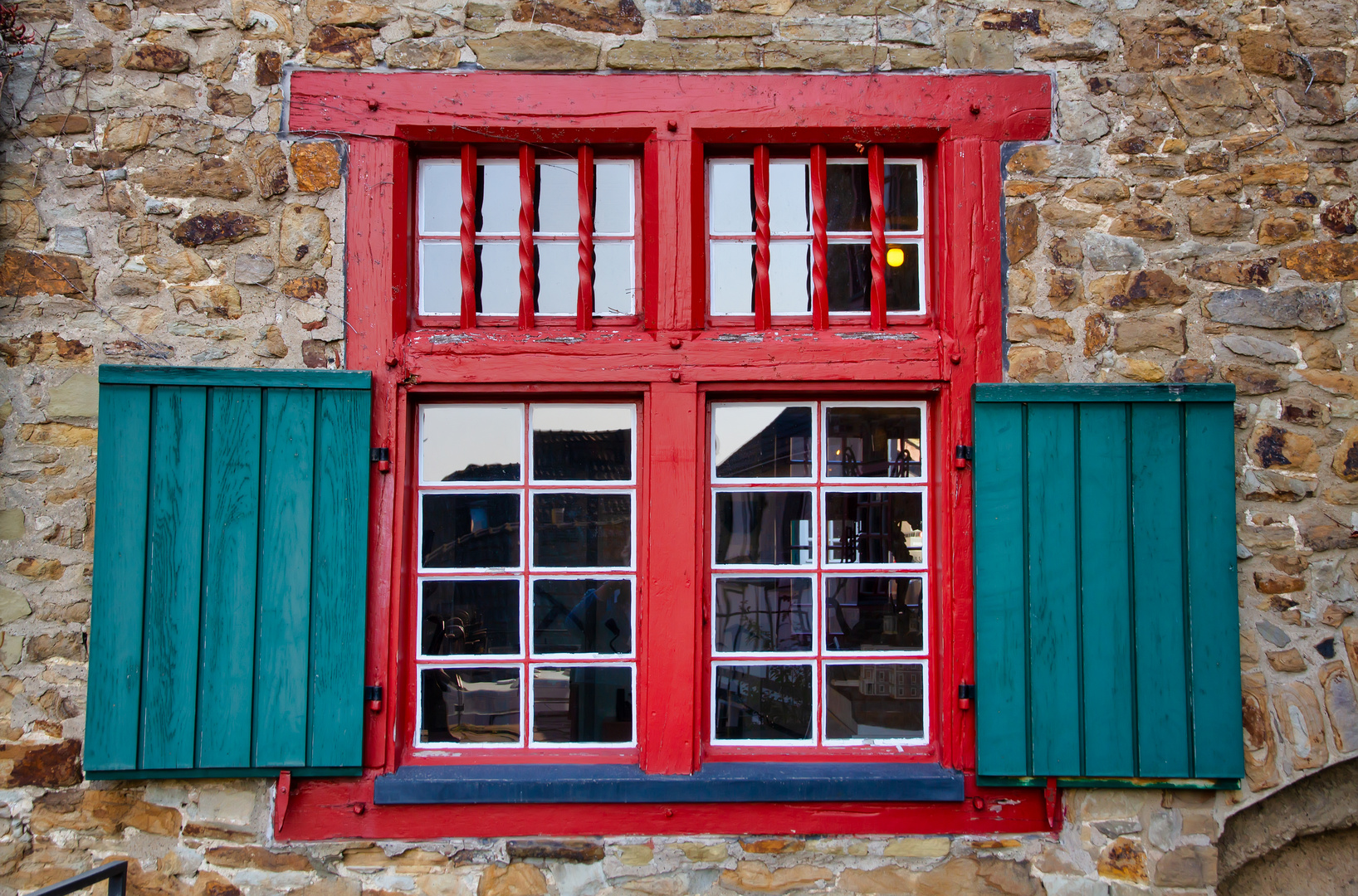 Fenster am Heimatmuseum