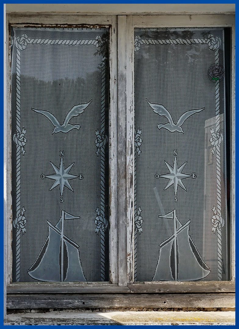 Fenster auf den Îles Chausey