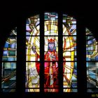 Fenster auf der Orgelempore der Herz Jesu Kirche, Gelsenkirchen - Resse