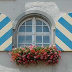 Fenster blau-weiß