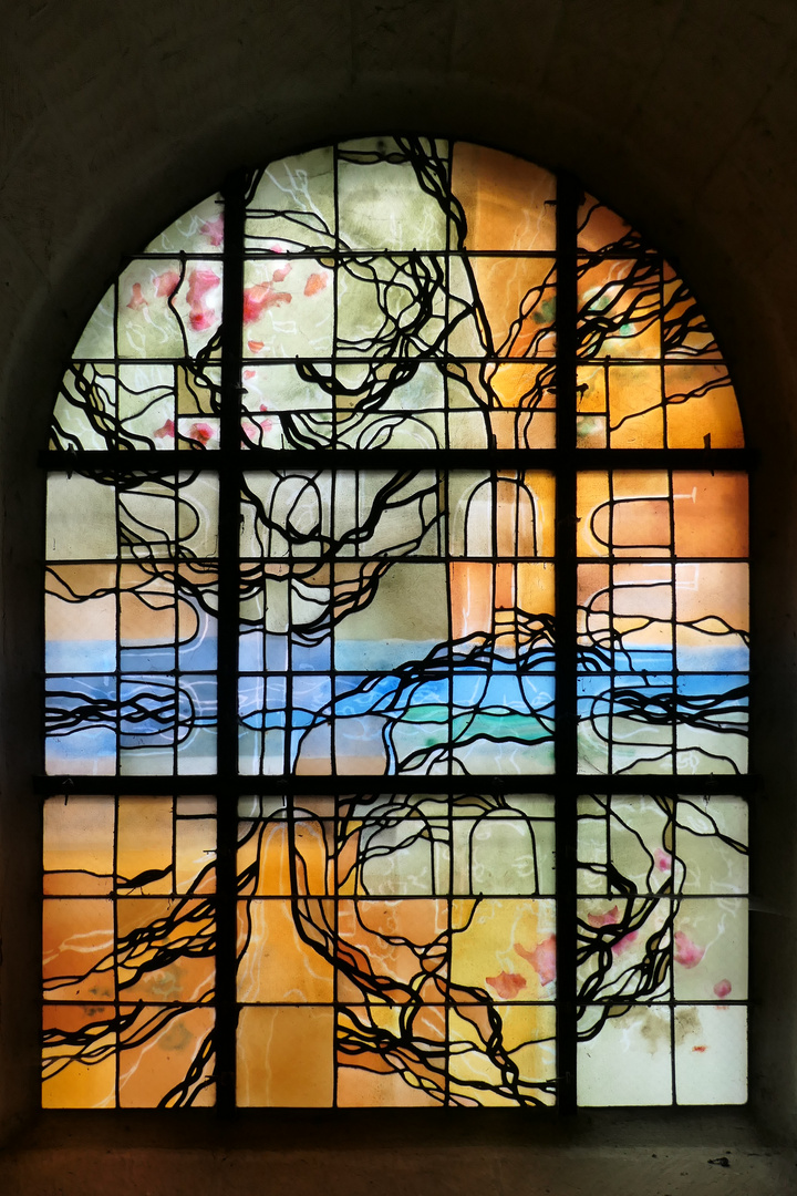 Fenster "Das himmlische Jerusalem und der Baum / La Jérusalem céleste et l'arbre"