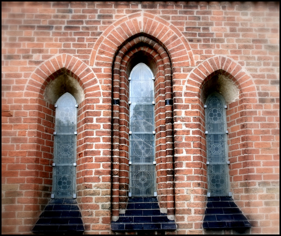 Fenster der Kirche in Rerik