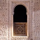 Fenster der Medersa Ben Youssef