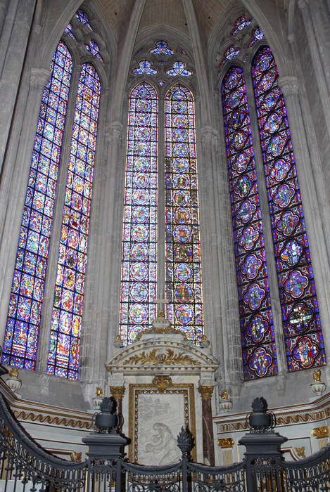 Fenster der Notre Dame Amiens