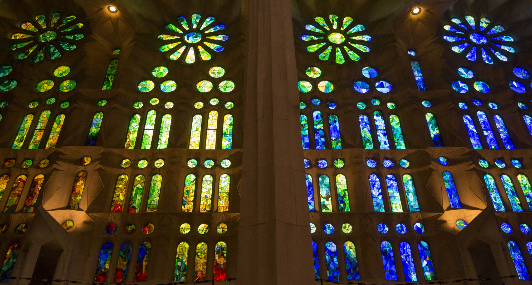 Fenster der Sagrada Familia