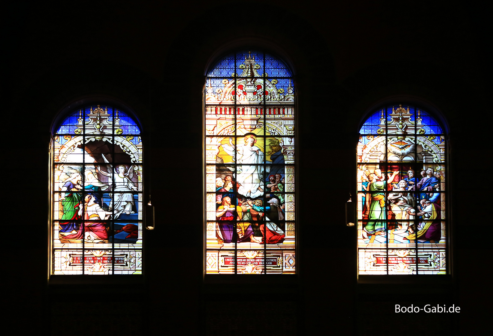 Fenster der Trinity Church Boston 