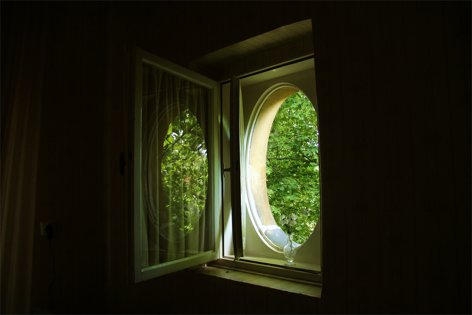 Fenster einer Jugendstilvilla in Berlin Foto &amp; Bild
