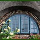 Fenster eines Bauernhaus im Norden