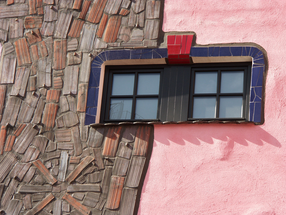 Fenster Grüne Zitadelle (Hundertwasser) Magdeburg Foto