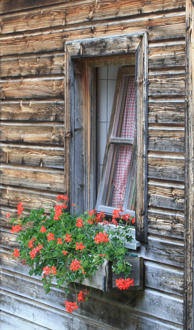 Fenster Hütte Elmau