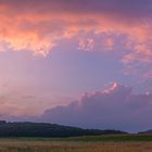 Fenster im Abendhimmel