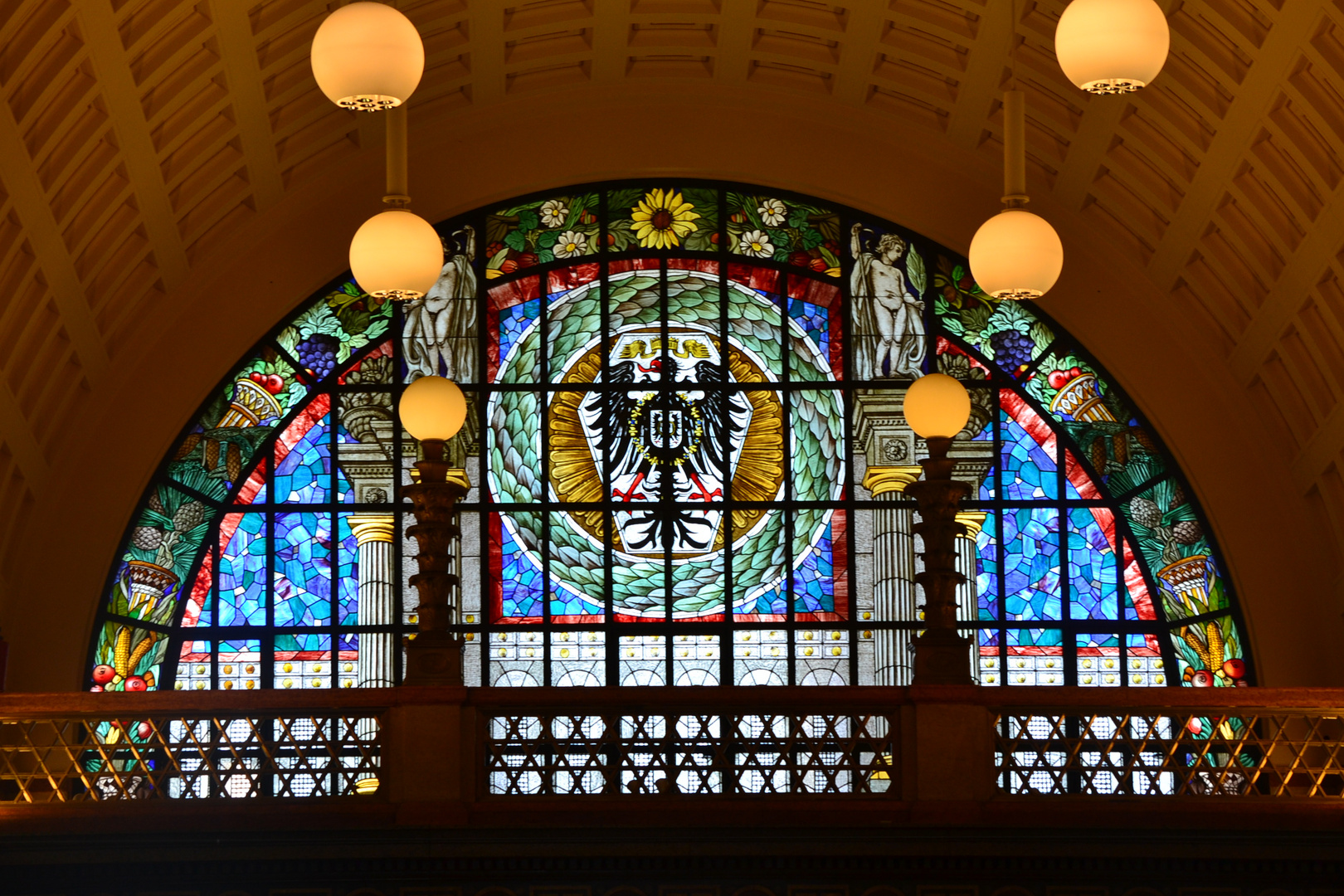 Fenster im Casino von Wiesbaden