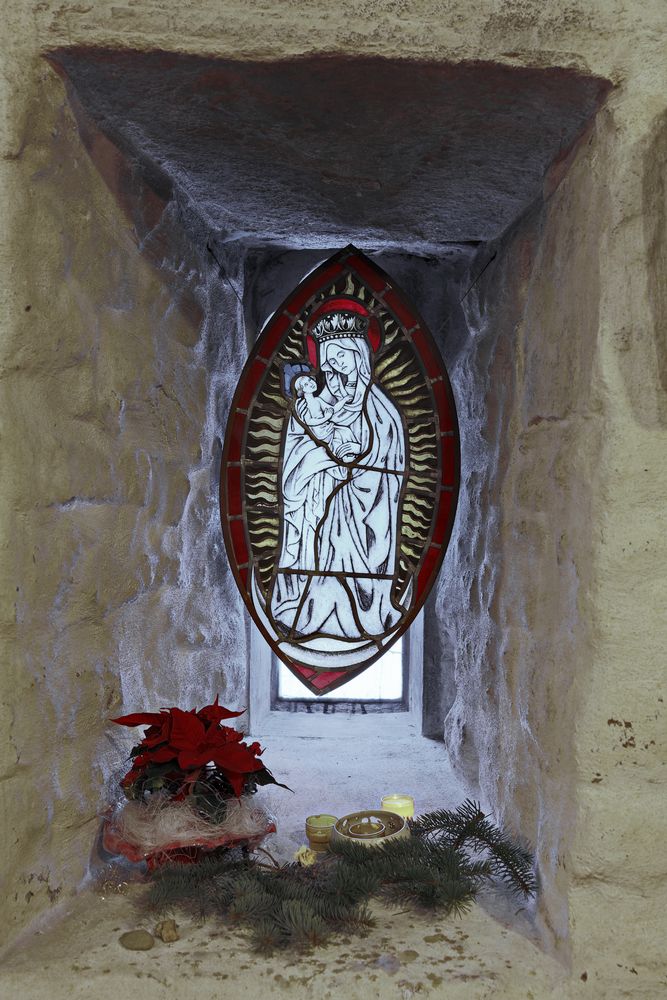 Fenster im Cistercienserinnenkloster Sankt Marien in Helfta bei Eisleben