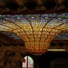 Fenster im Palau de la Musica Catalana, Barcelona