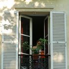 Fenster im Pariser Künstlerviertel "Montmartre"