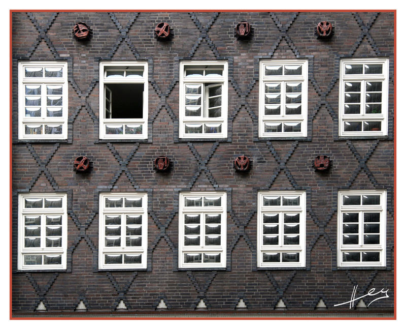 Fenster im Sprinkenhof