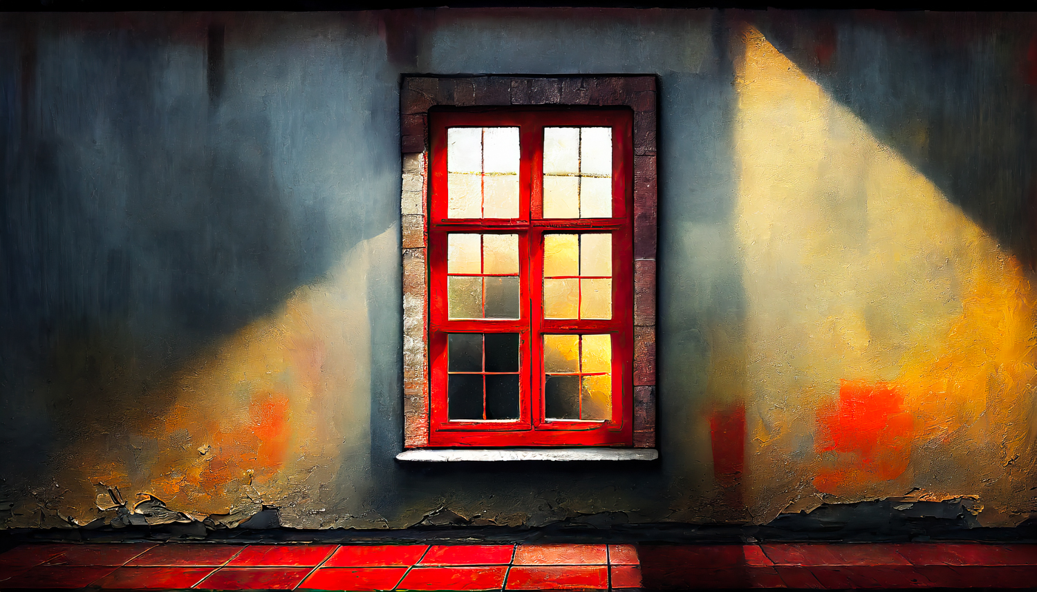 Fenster in altem Haus-7