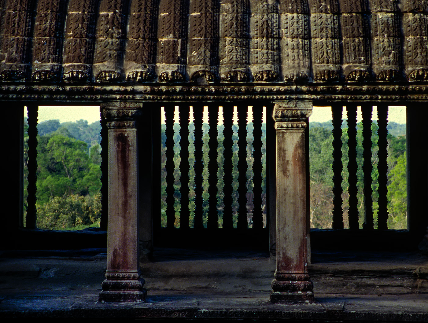 Fenster in Angkor Wat