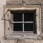 Fenster in bäuerlichem Haus