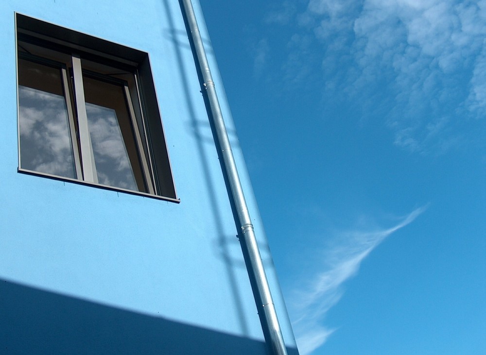 Fenster in Blau...