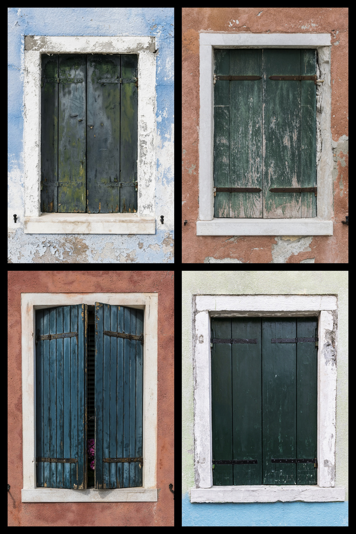 Fenster in Burano