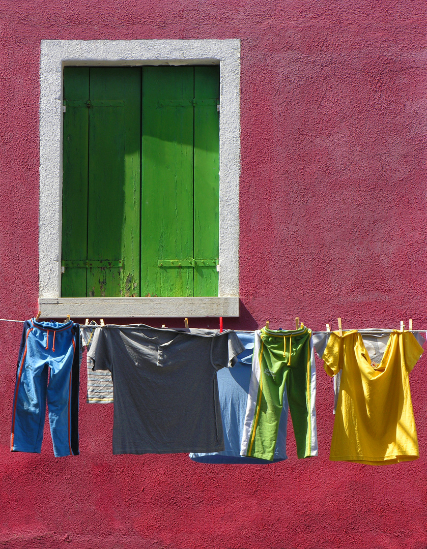 Fenster in Burano