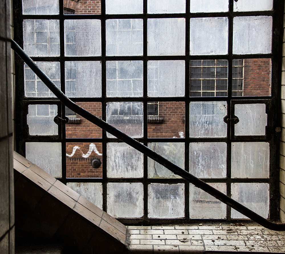 Fenster in der "alten Schnapsfabrik" in Görlitz