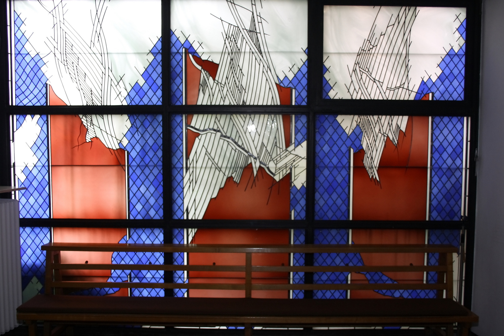 Fenster in der Kapelle von Heilig Kreuz, Bottrop Foto