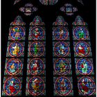 Fenster in der Kathedrale Notre Dame, Paris
