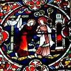 Fenster in der Kathedrale von Salisbury