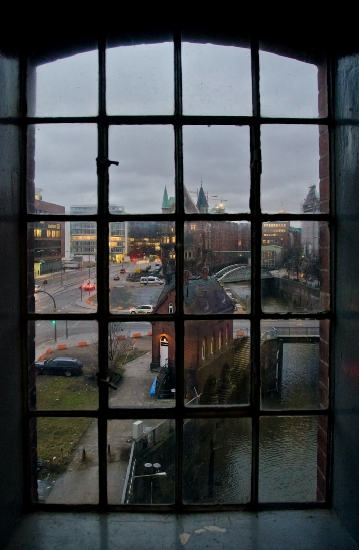 Fenster in der Speicherstadt