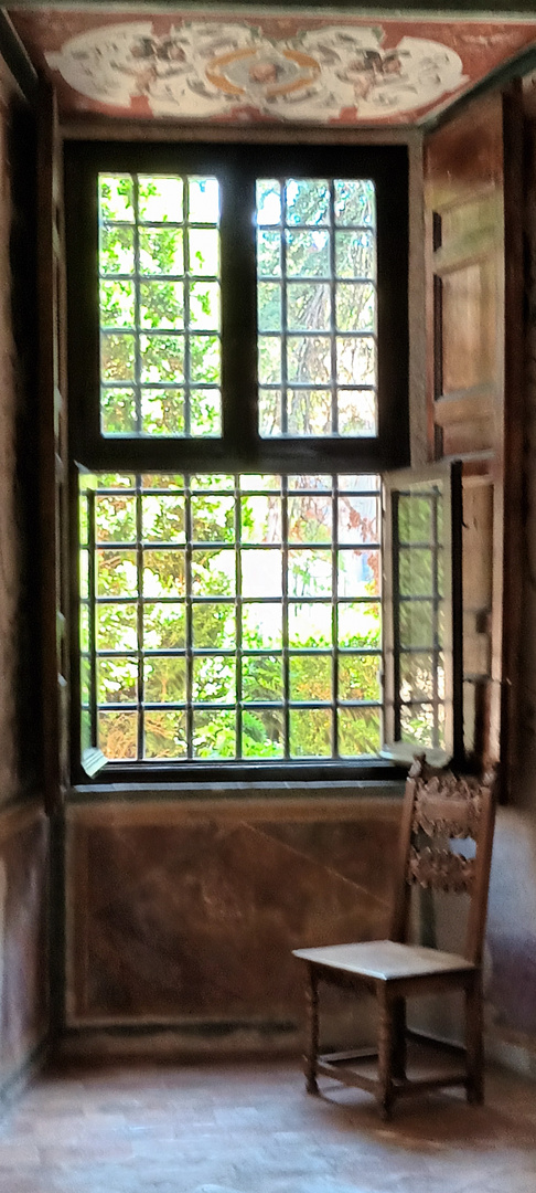 Fenster in der Villa d'Este, Tivoli