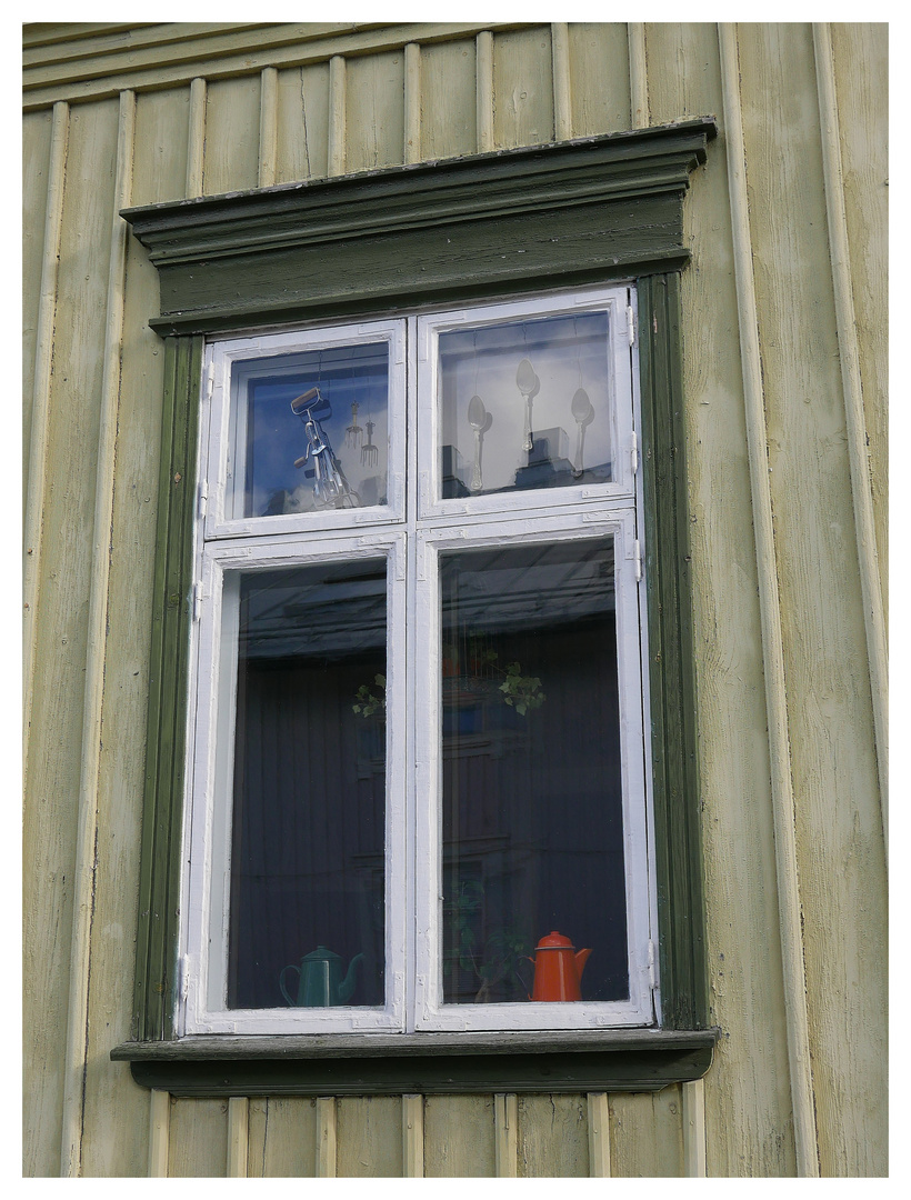 Fenster in Finnland.