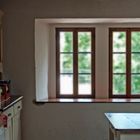 Fenster in historischer Küche
