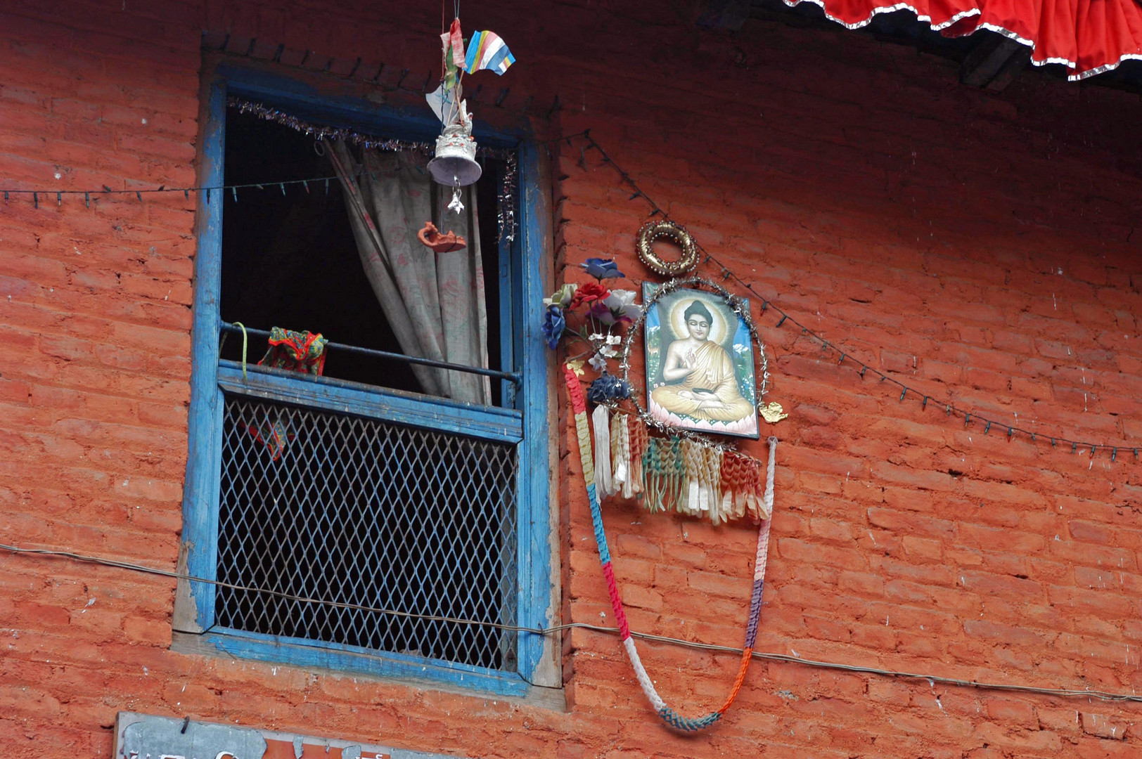 Fenster in Kathmandu