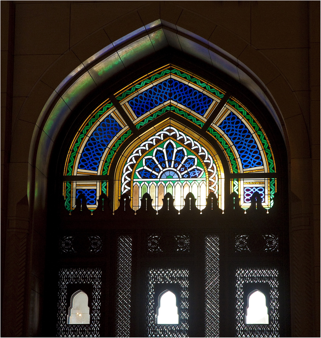 Fenster in Moschee