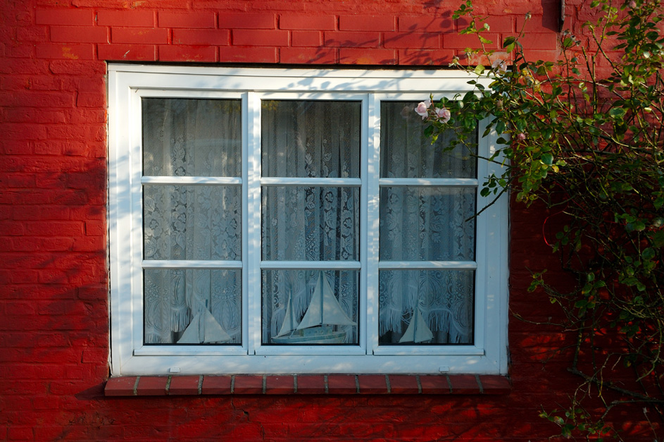 Fenster in Nebel (Amrum)