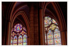 Fenster in Notre-Dame, Paris