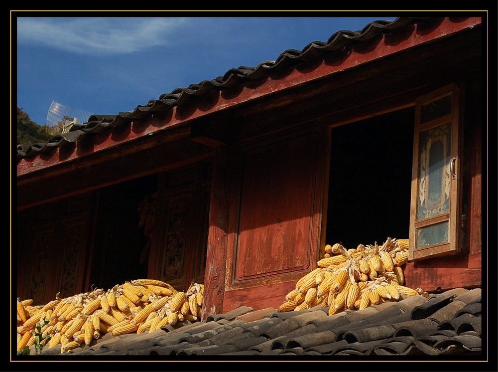 Fenster in Yunnan