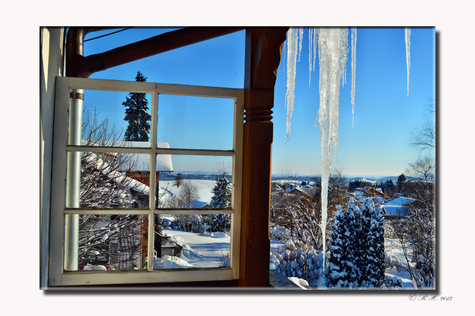 Fenster ins Allgäu Foto &amp; Bild landschaft, zäune, bänke