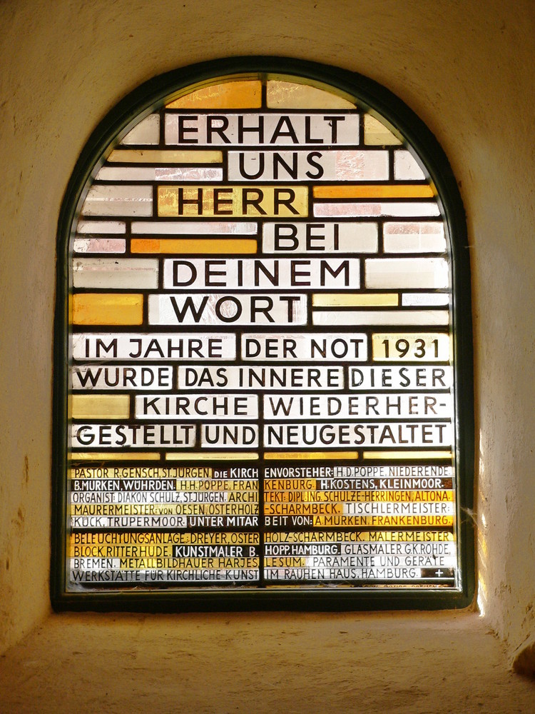 Fenster Kirche St. Jürgen