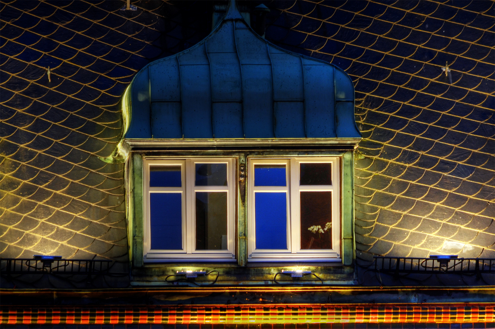 Fenster Krogmann/Wasserschloß Speicherstadt