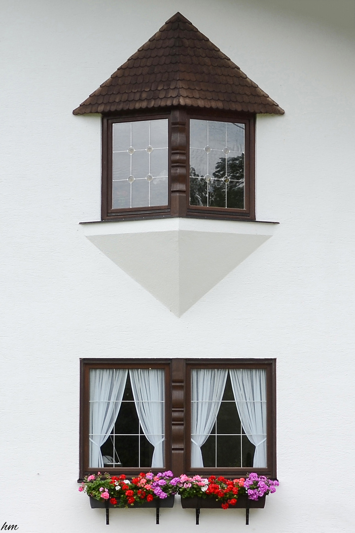 Fenster mit Dach