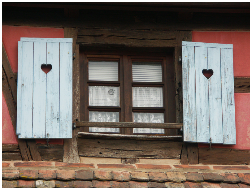 Fenster mit Herz