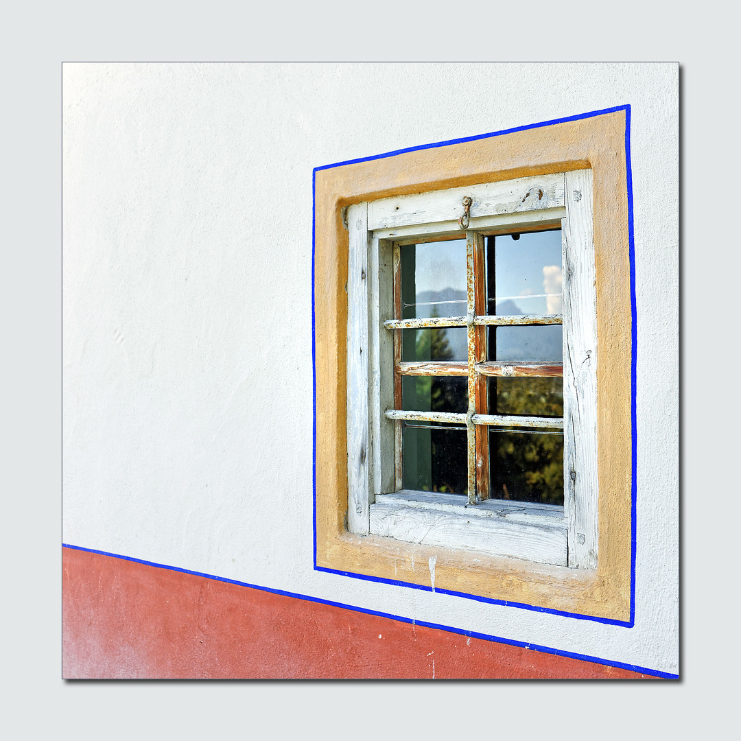 Fenster mit Landschaft