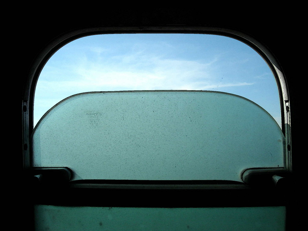 Fenster ohne Blick auf das Meer