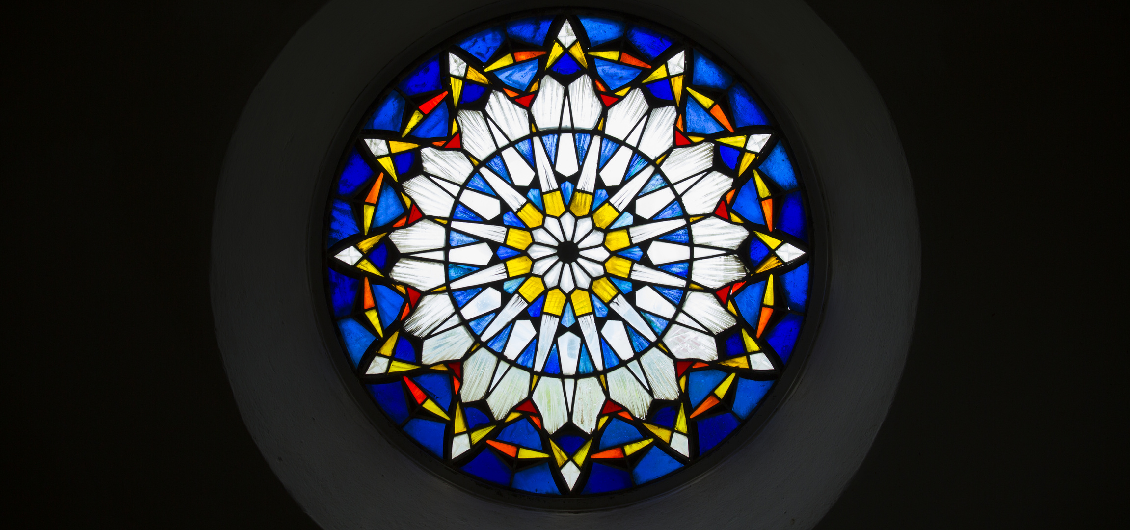 Fenster-Rosette in der Kirche von Dagebüll