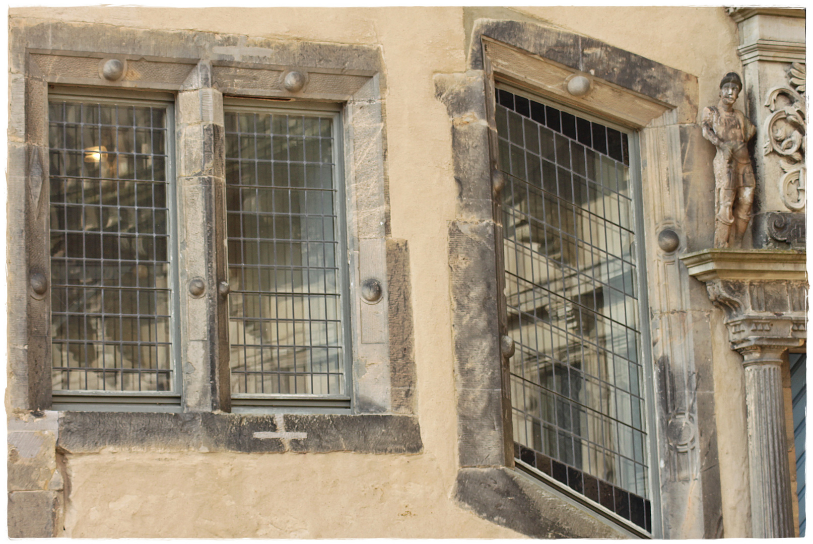 Fenster Schloss Brake bei Paderborn Foto &amp; Bild